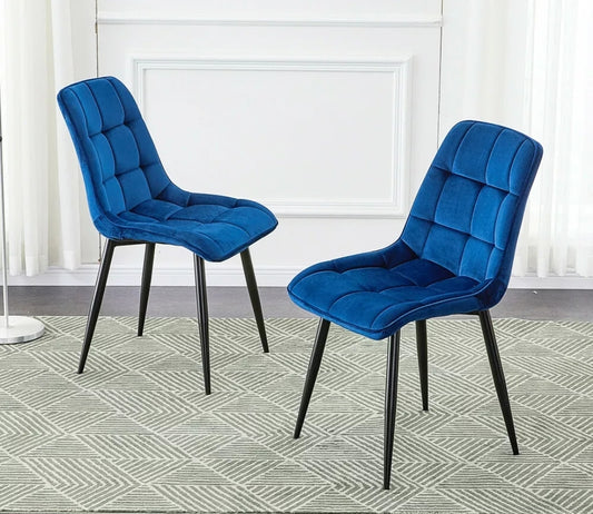 Dining chairs set of 2 choice of colours